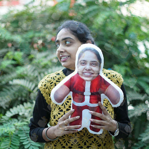 Personalised Stuffed Christmas Photo Plush Toy